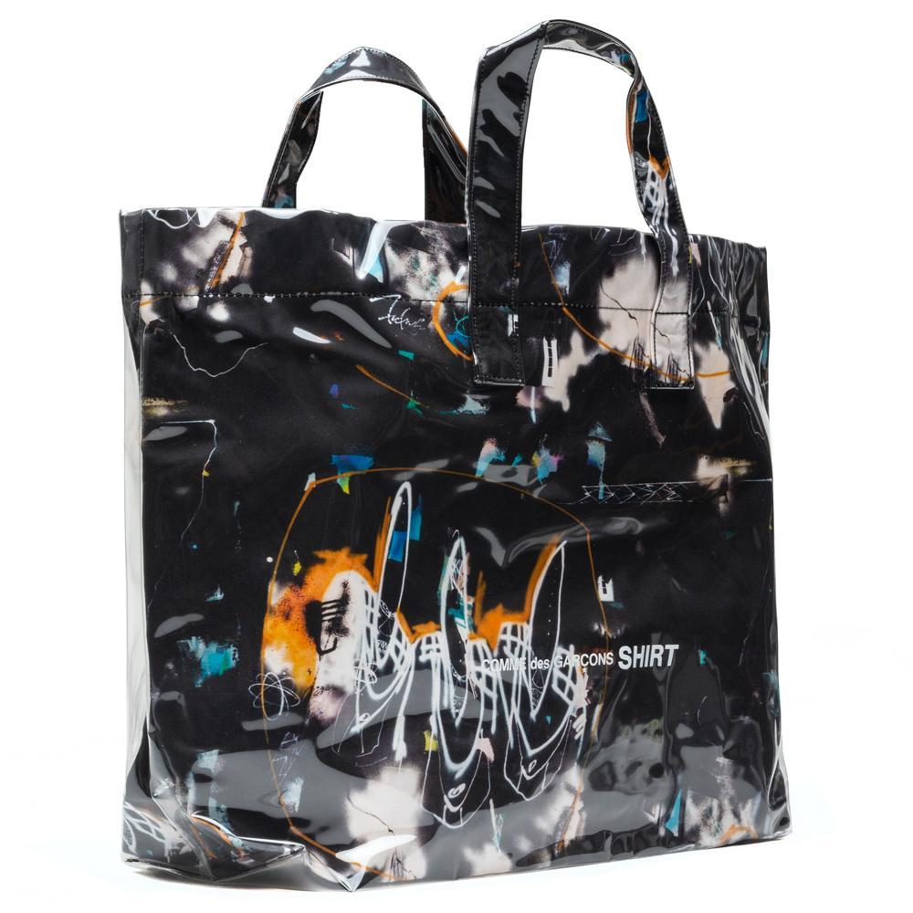 Wide Tote Bag - Black