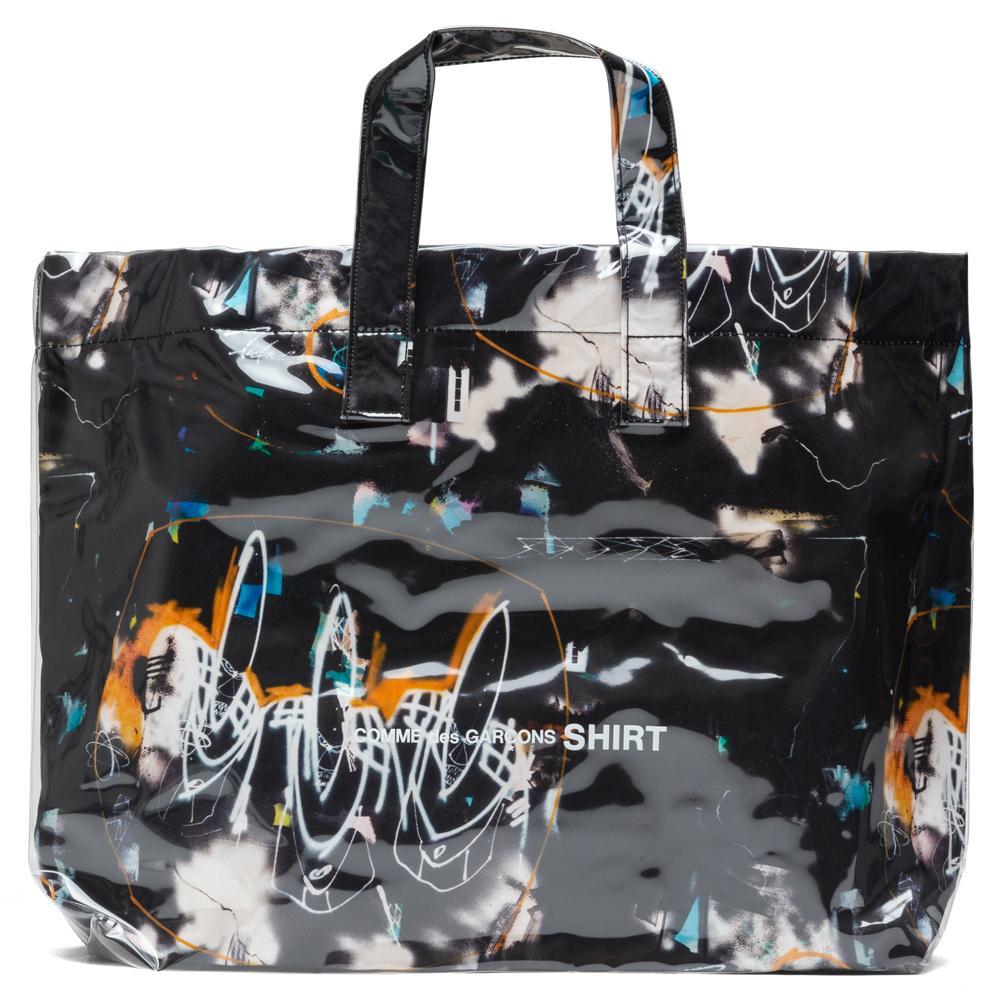 Wide Tote Bag - Black