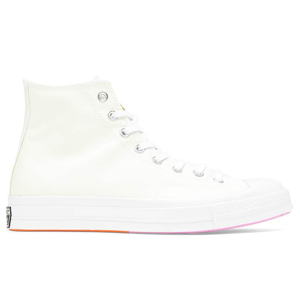 Chuck 70 Hi - White/White/Multi