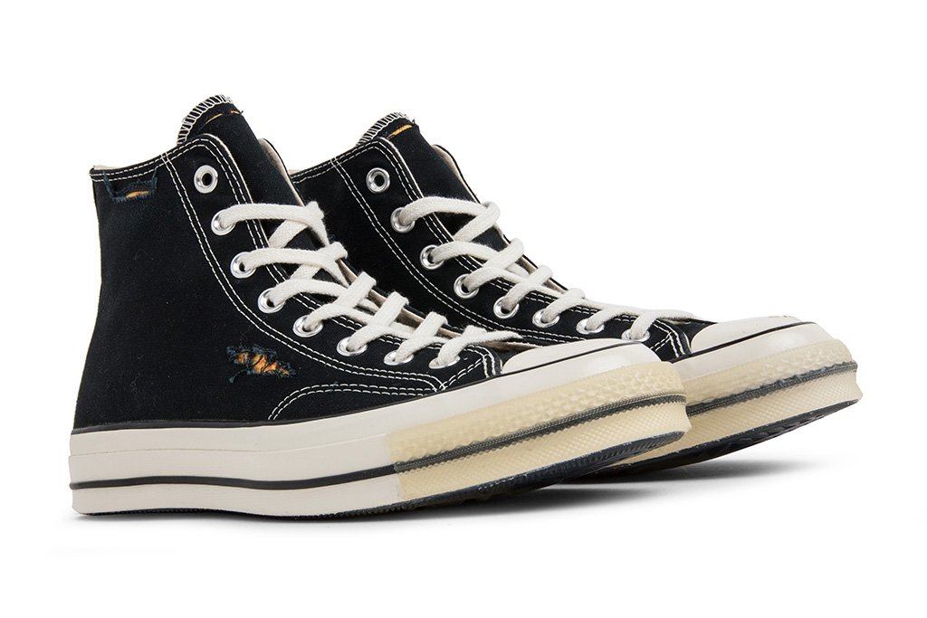 Chuck '70 Hi - Black/Sunset Gold/Egret