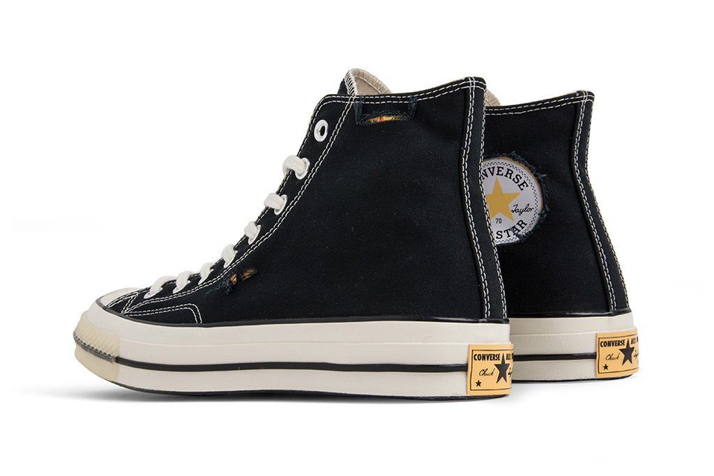 Chuck '70 Hi - Black/Sunset Gold/Egret
