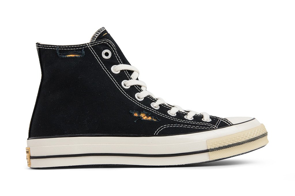 Chuck '70 Hi - Black/Sunset Gold/Egret