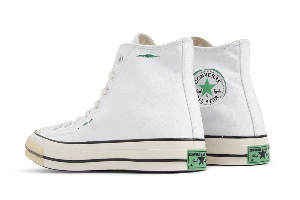 Chuck '70 Hi - White/Absinthe Green/Egret