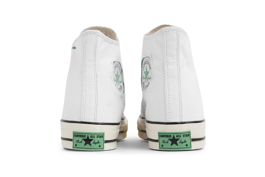 Chuck '70 Hi - White/Absinthe Green/Egret
