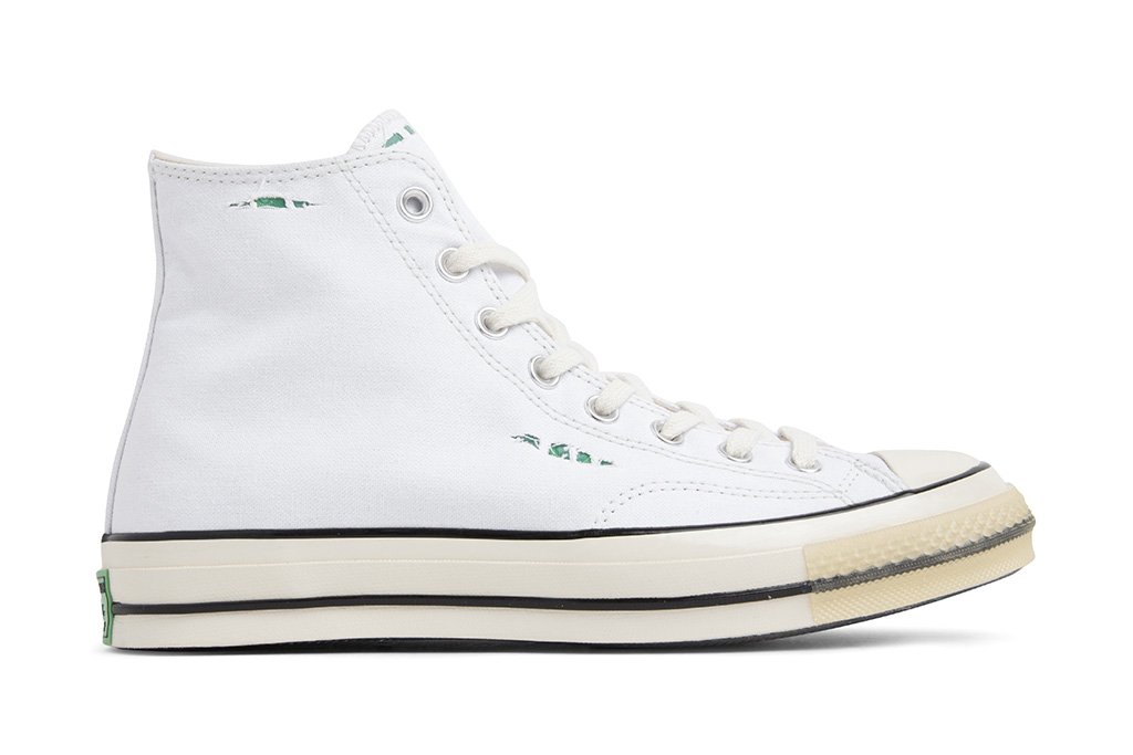 Chuck '70 Hi - White/Absinthe Green/Egret