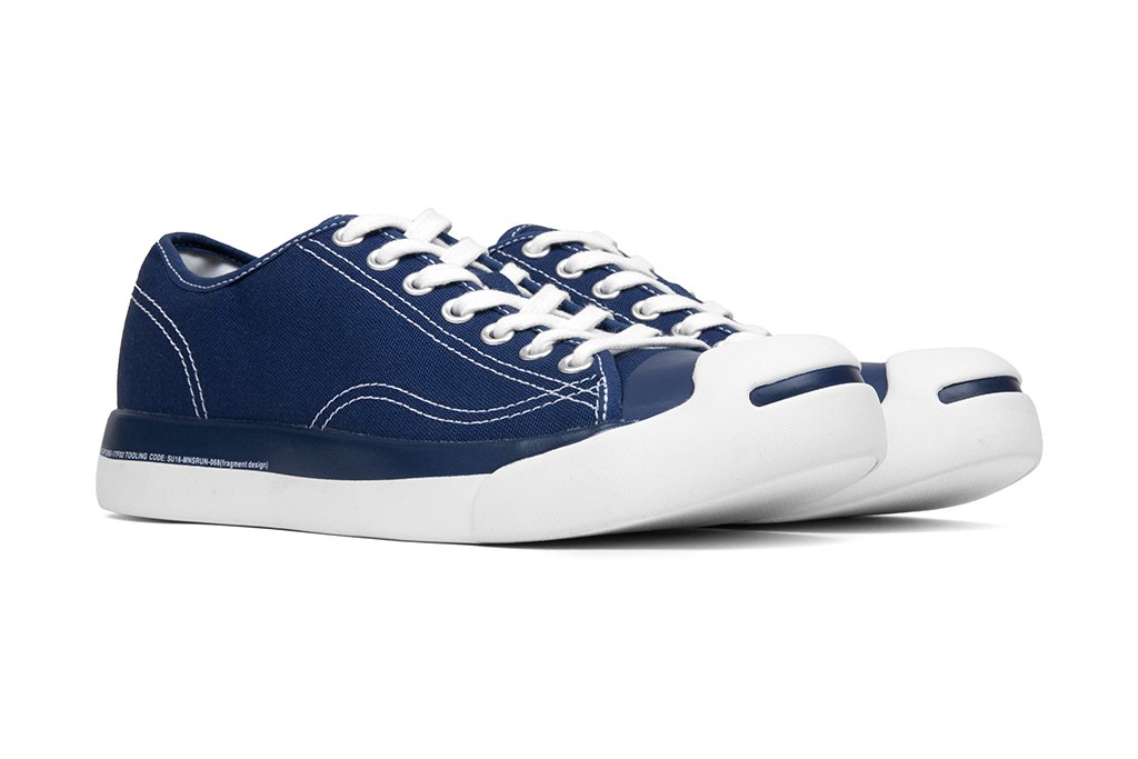 Converse x Fragment Jack Purcell Modern Ox - Navy - 160157C Front Angle