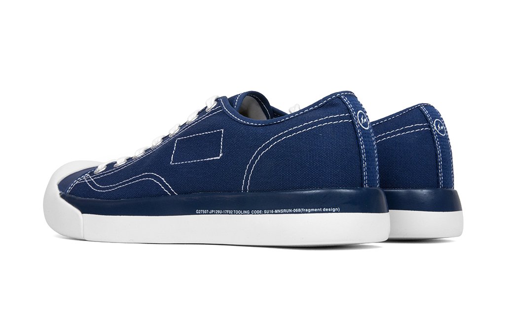 Converse x Fragment Jack Purcell Modern Ox - Navy - 160157C Rear Angle