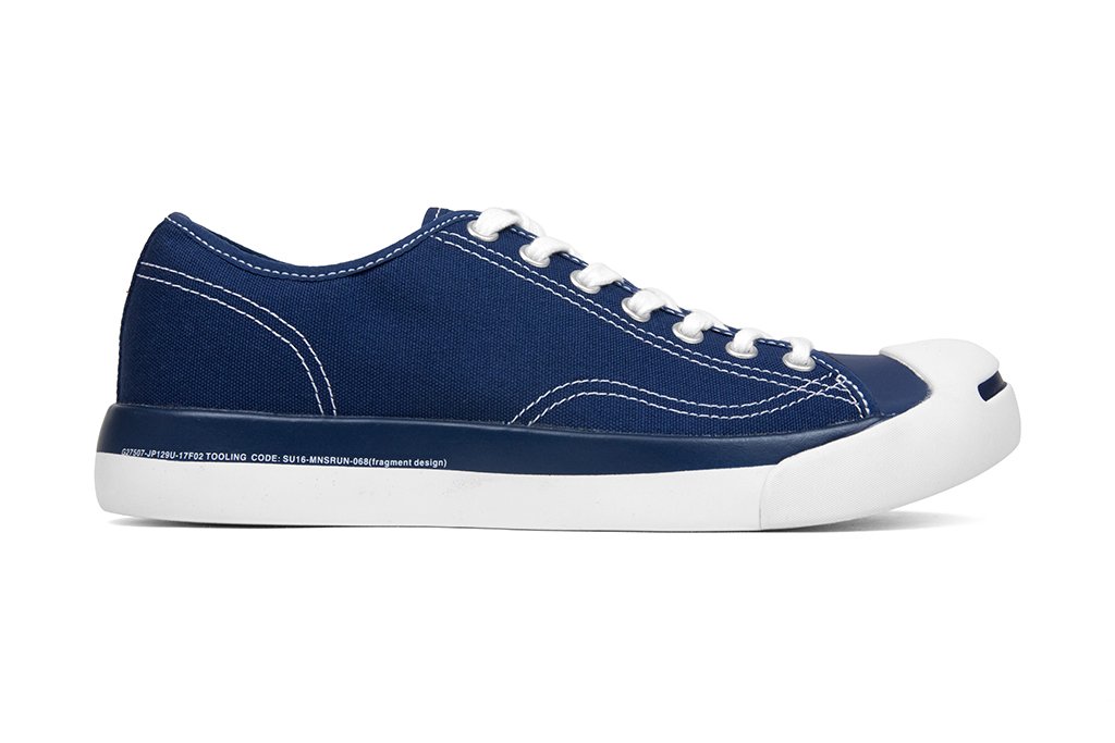 Converse x Fragment Jack Purcell Modern Ox - Navy - 160157C Side