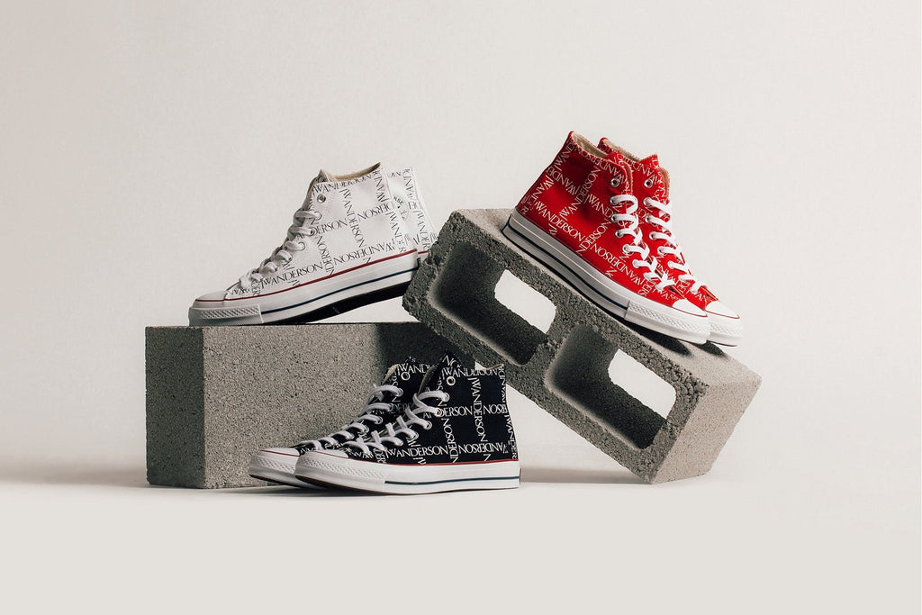 All Star Chuck 70 Grid Hi - Black/White/Insignia Red