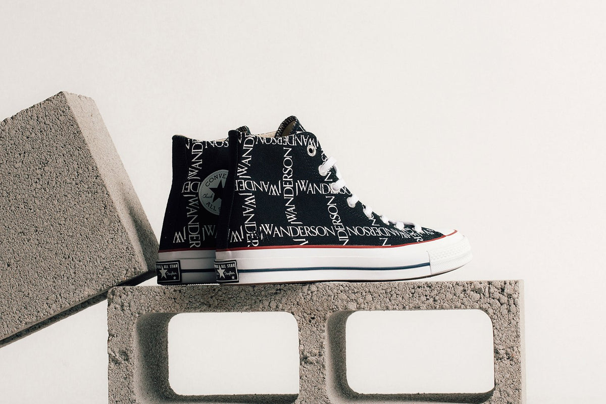 All Star Chuck 70 Grid Hi - Black/White/Insignia Red