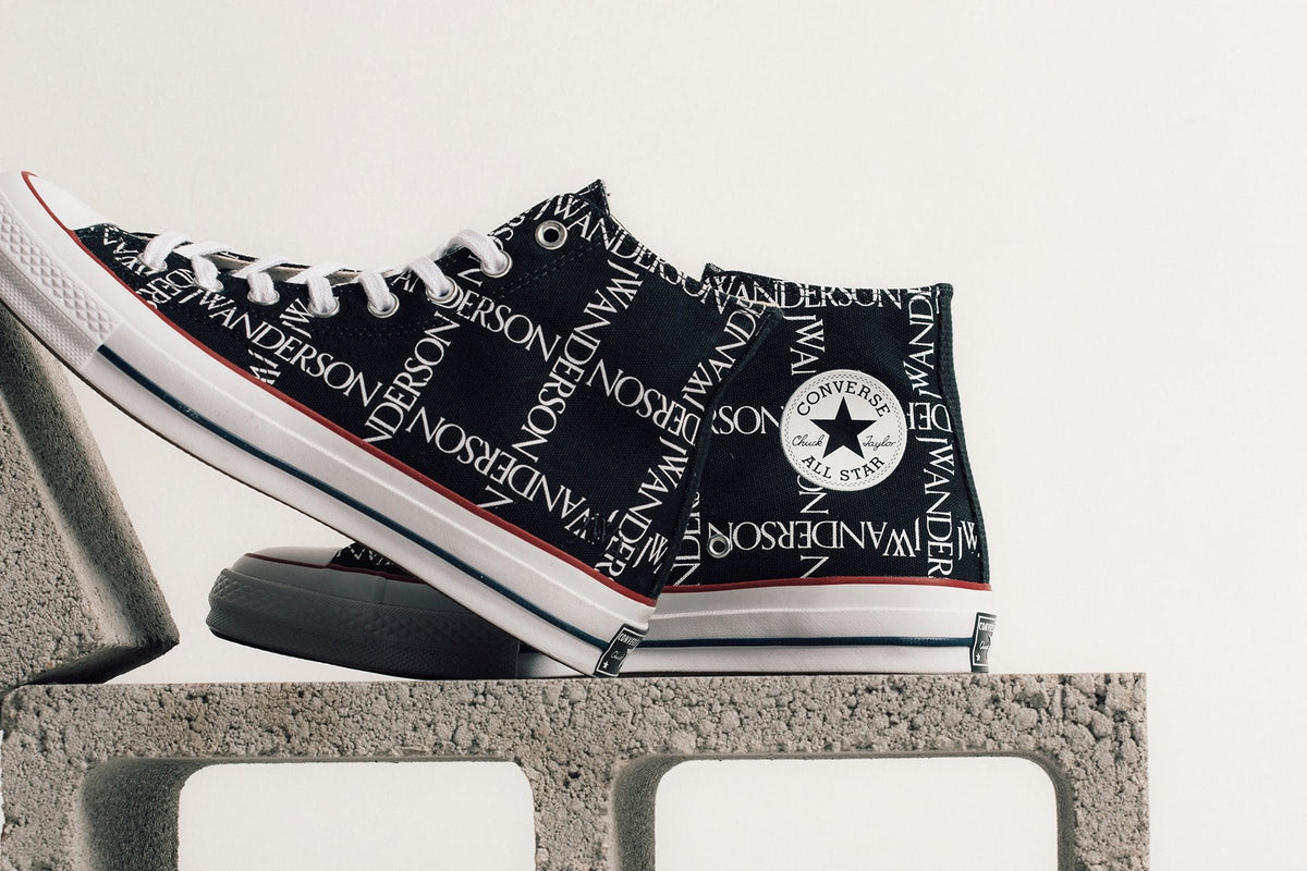 All Star Chuck 70 Grid Hi - Black/White/Insignia Red