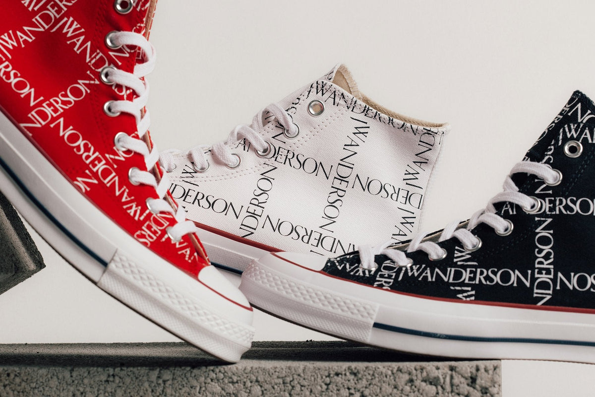 All Star Chuck 70 Grid Hi - Black/White/Insignia Red