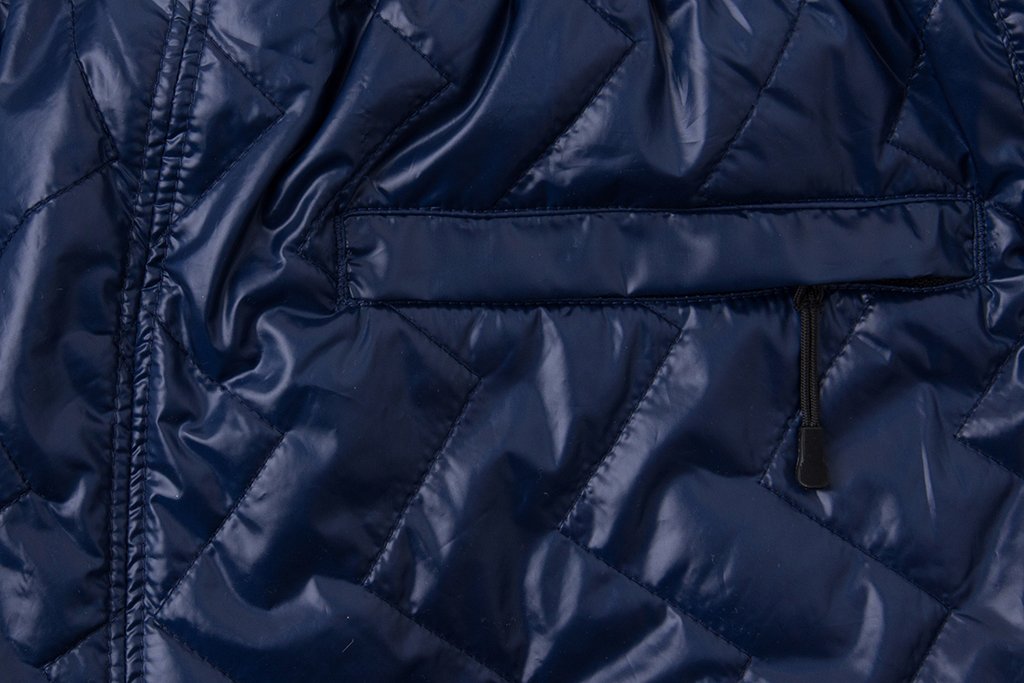 Quilted Track Pant - Medieval Blue