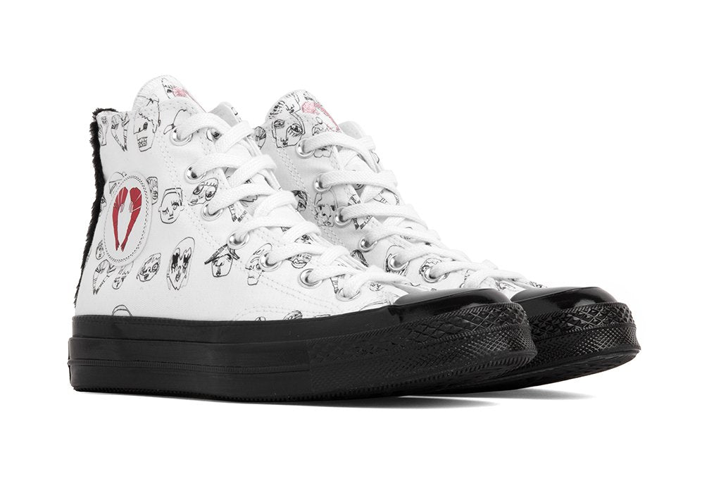 Women's Chuck 70 Hi - Egret/Black/Multi