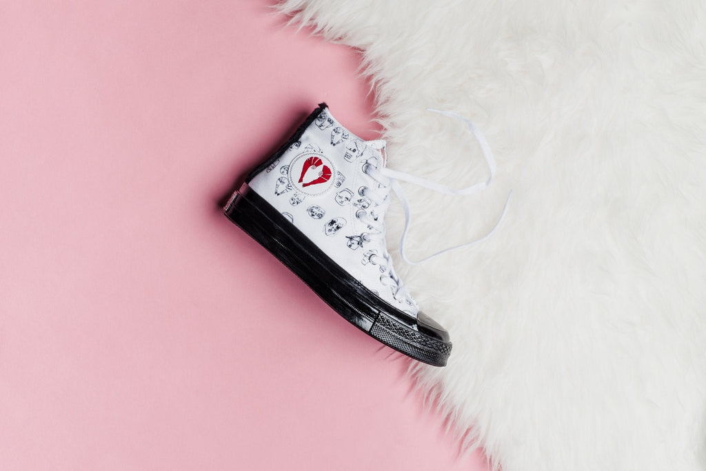 Women's Chuck 70 Hi - Egret/Black/Multi