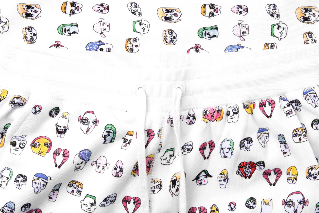 Women's Faces Openhem Pant - White