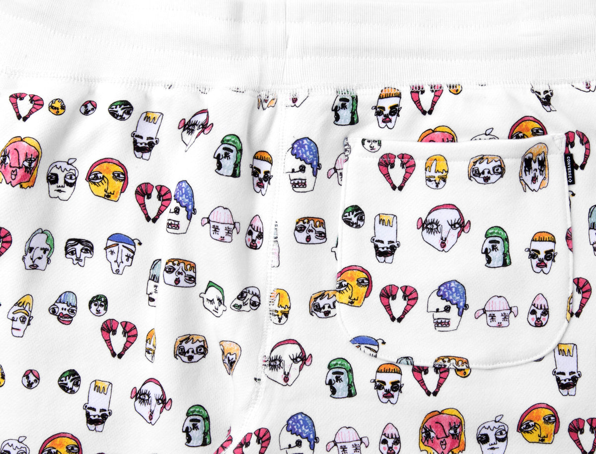 Women's Faces Openhem Pant - White
