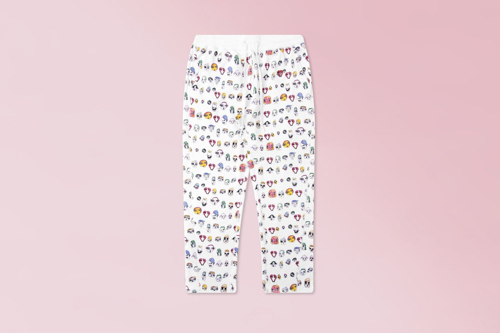 Women's Faces Openhem Pant - White