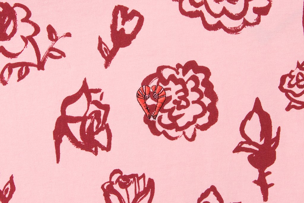 Women's Floral Longsleeve Tee - Pink