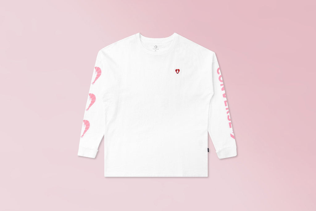 Women's Long Sleeve Tee - White