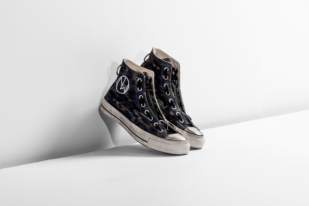 Chuck 70 Hi - Black/White/Egret