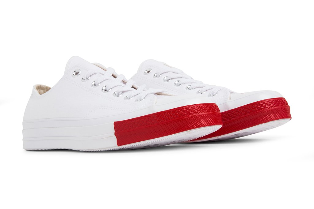 Chuck 70 Ox - White/White/Red