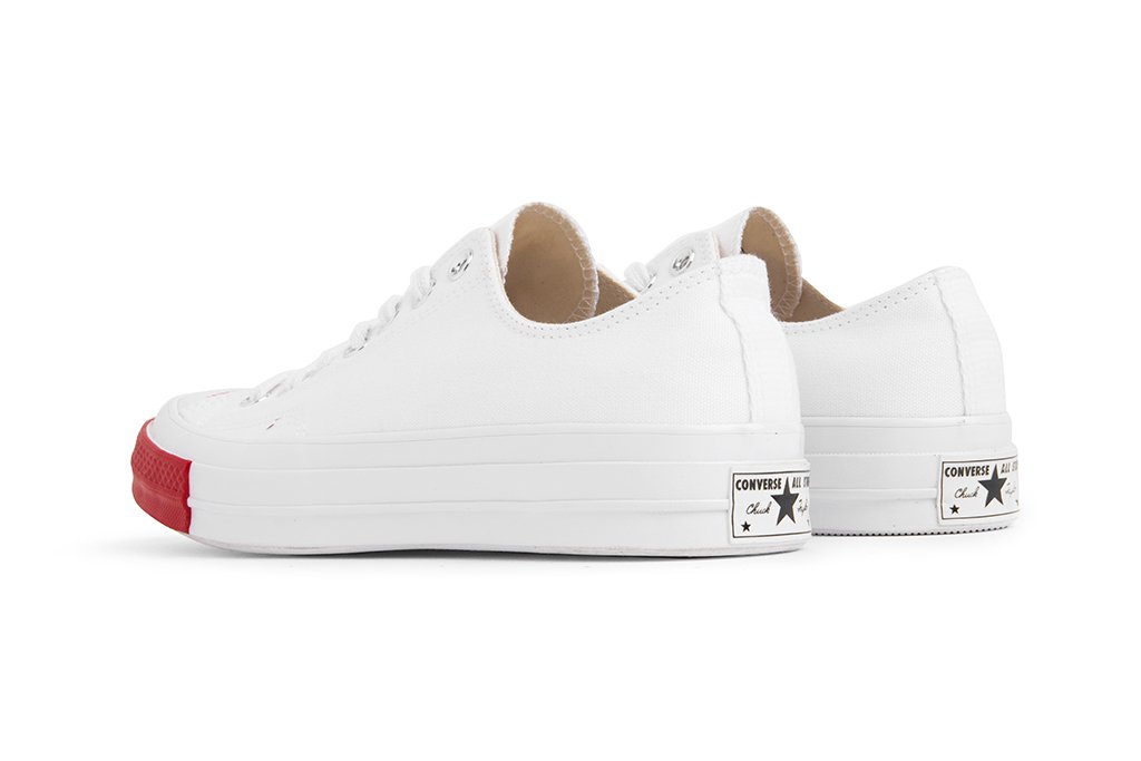 Chuck 70 Ox - White/White/Red