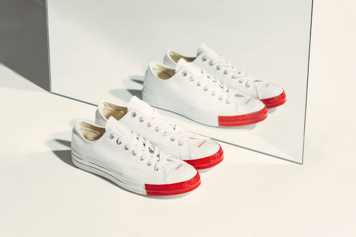 Chuck 70 Ox - White/White/Red