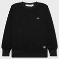 Waffle Crewneck - Anthracite Black