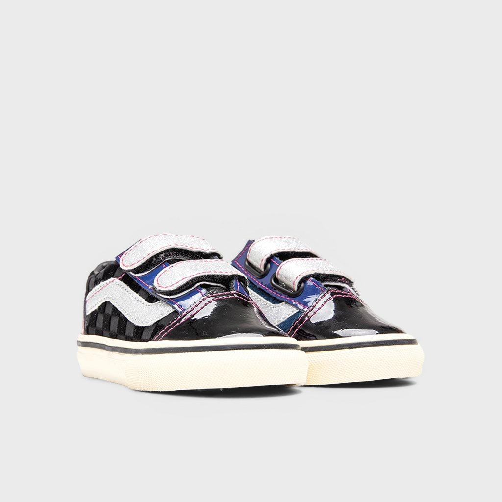 "Sinner's Club" Part II Toddler Old Skool V - Black/Transparent Yellow