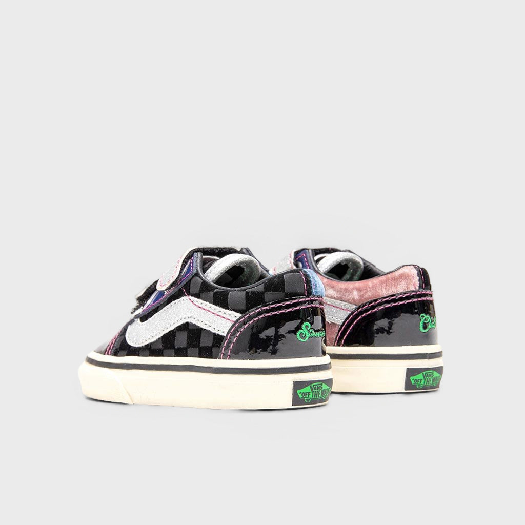 "Sinner's Club" Part II Toddler Old Skool V - Black/Transparent Yellow