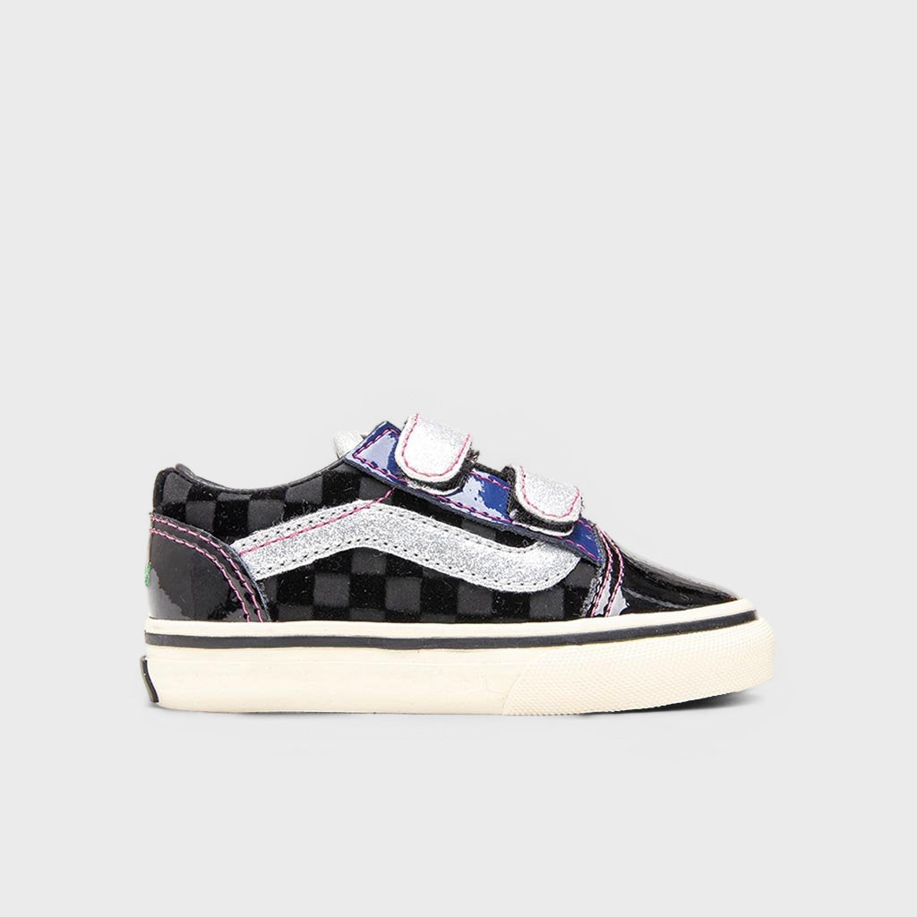 "Sinner's Club" Part II Toddler Old Skool V - Black/Transparent Yellow