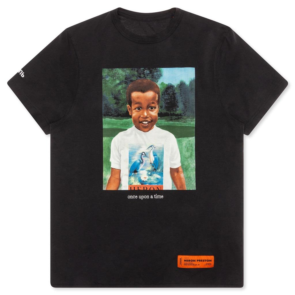 Baby Heron Regular T-Shirt - Black