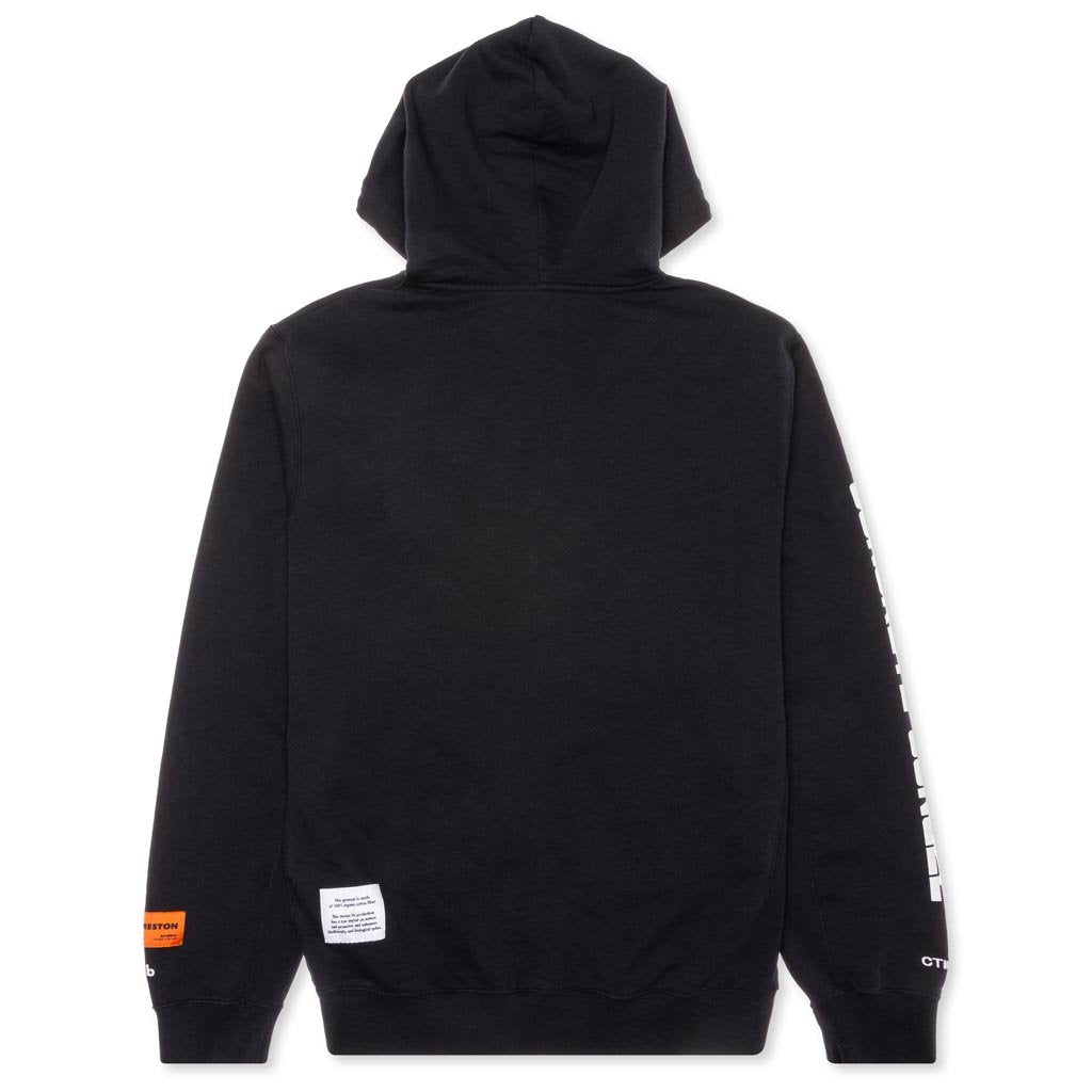 Birds Ribs Hoodie - Black
