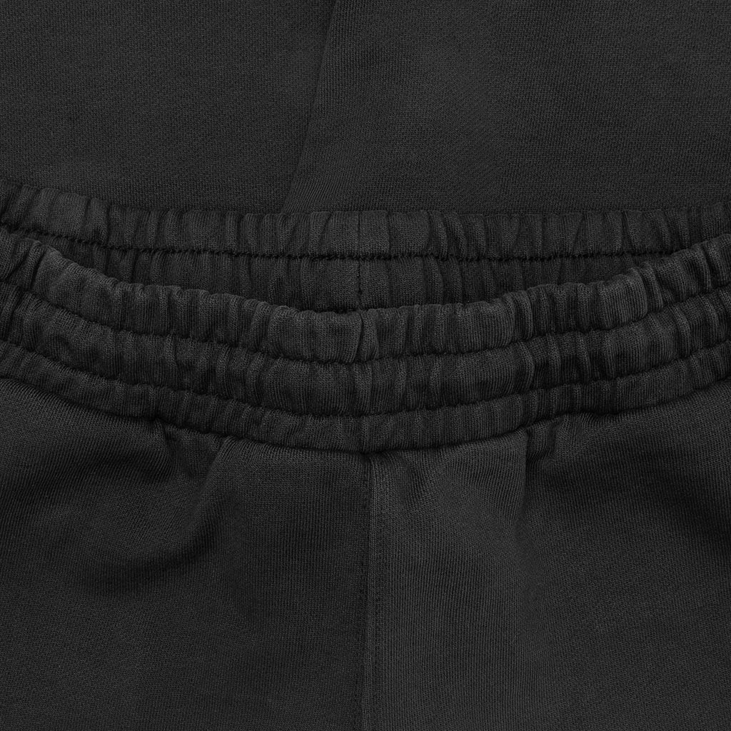CTNMB Spray Vert Fleece Shorts - Black/White