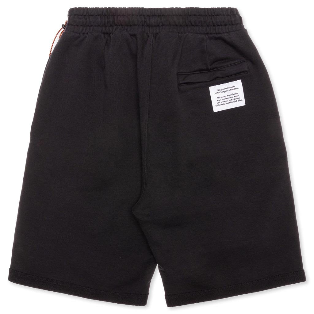 CTNMB Spray Vert Fleece Shorts - Black/White