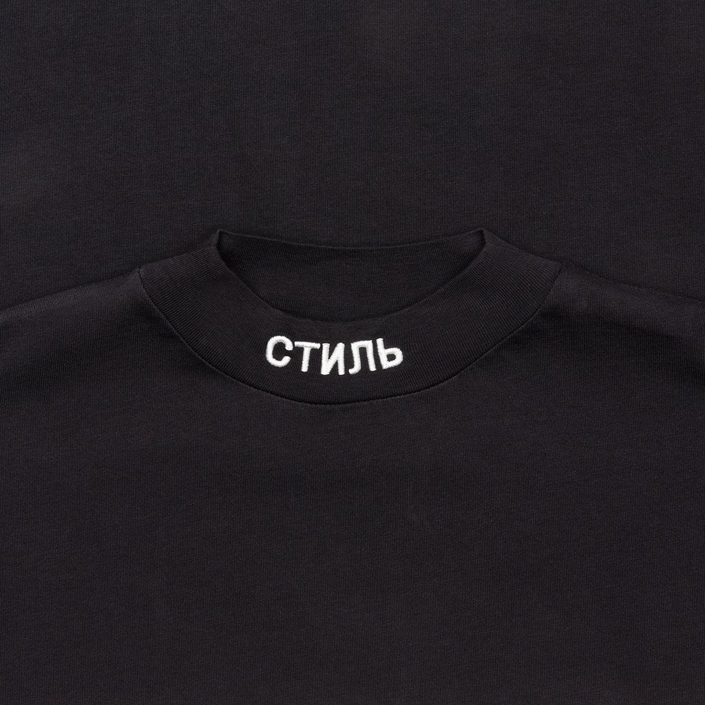 CTNMB Turtleneck S/S - Black/White