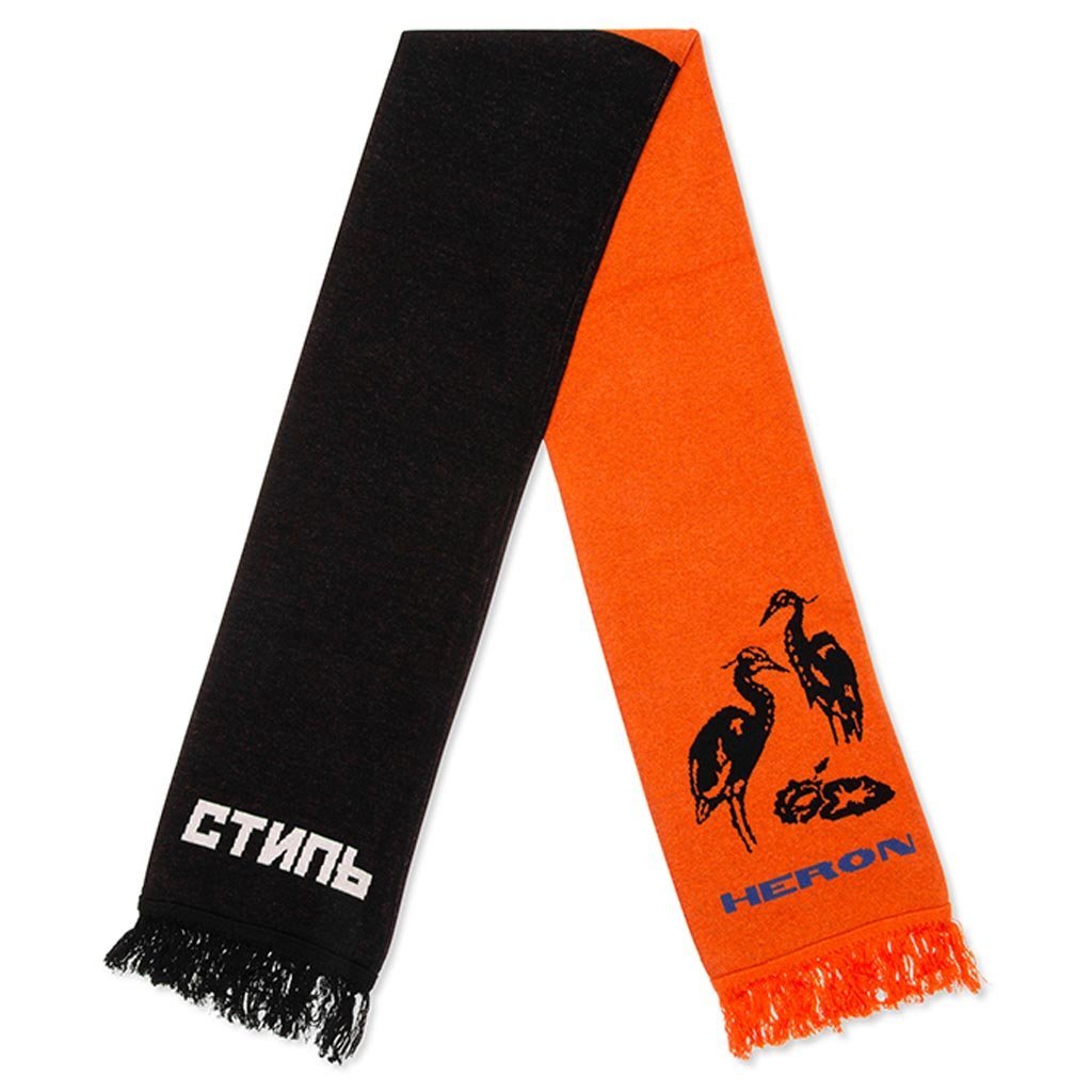 Double Color Scarf - Multi/Orange