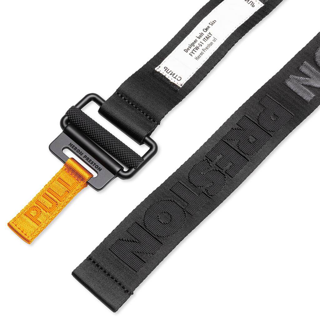 Heat Logo Tape Belt Classic - Black