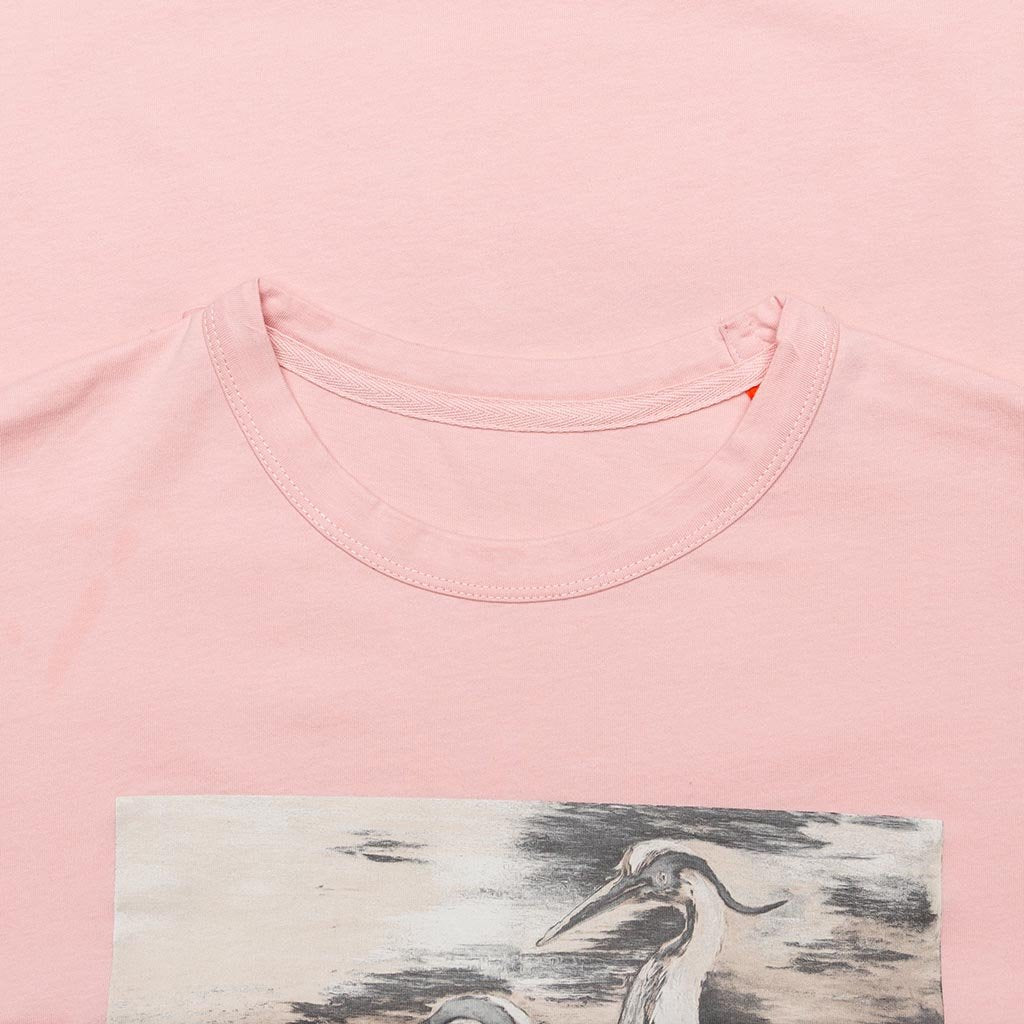 Heron Birds T-Shirt - Pink