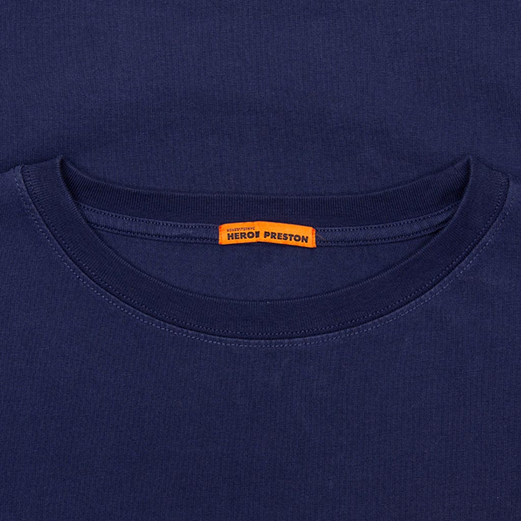 Heron Patch L/S T-Shirt - Dark Blue/Multi