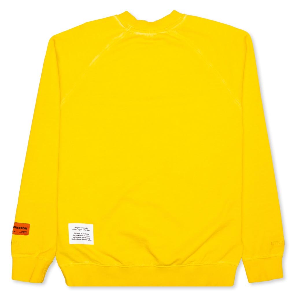 Holy Spirit Slim Crewneck - Yellow/Black