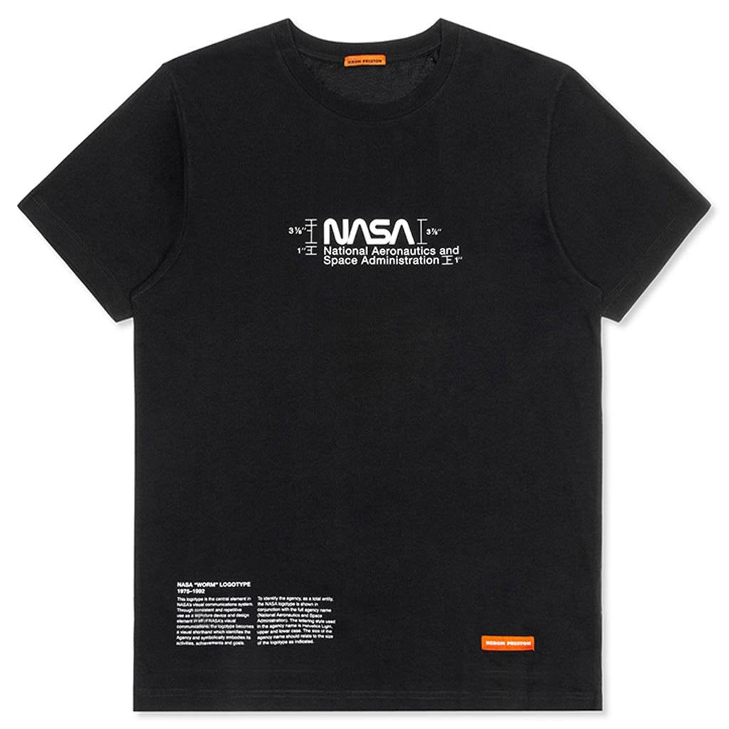 NASA Manual T-Shirt - Black/White