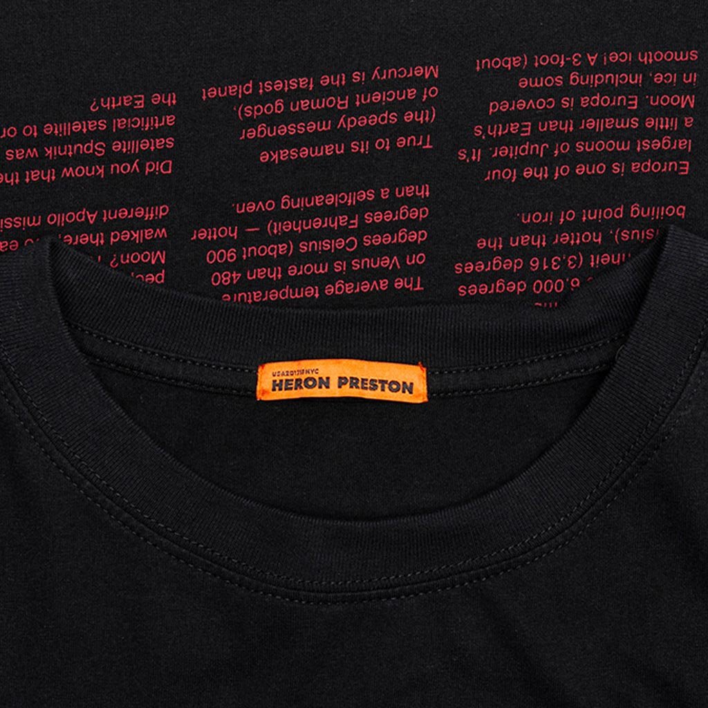 NASA Over Facts T-Shirt - Black/Multi