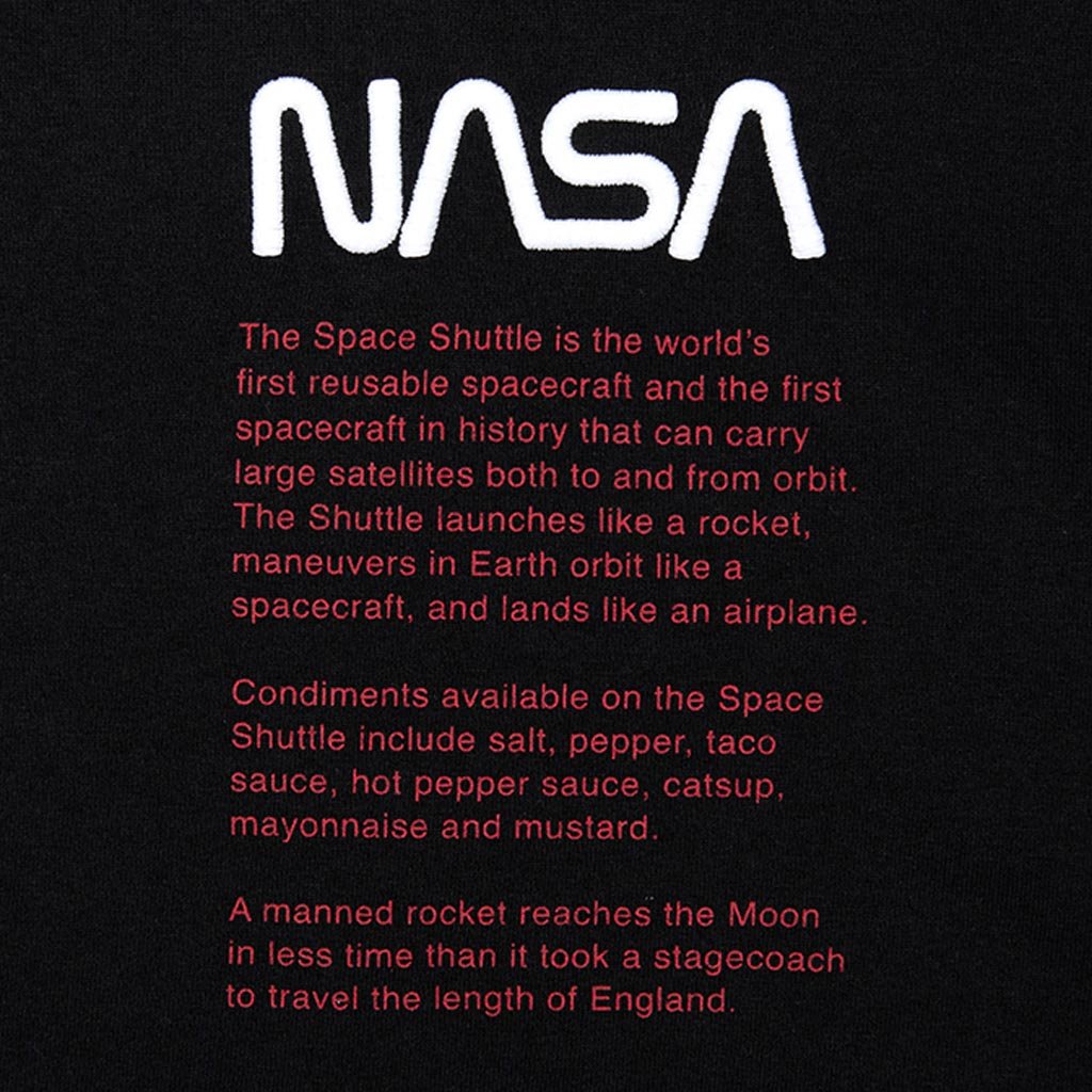 NASA Over Facts T-Shirt - Black/Multi