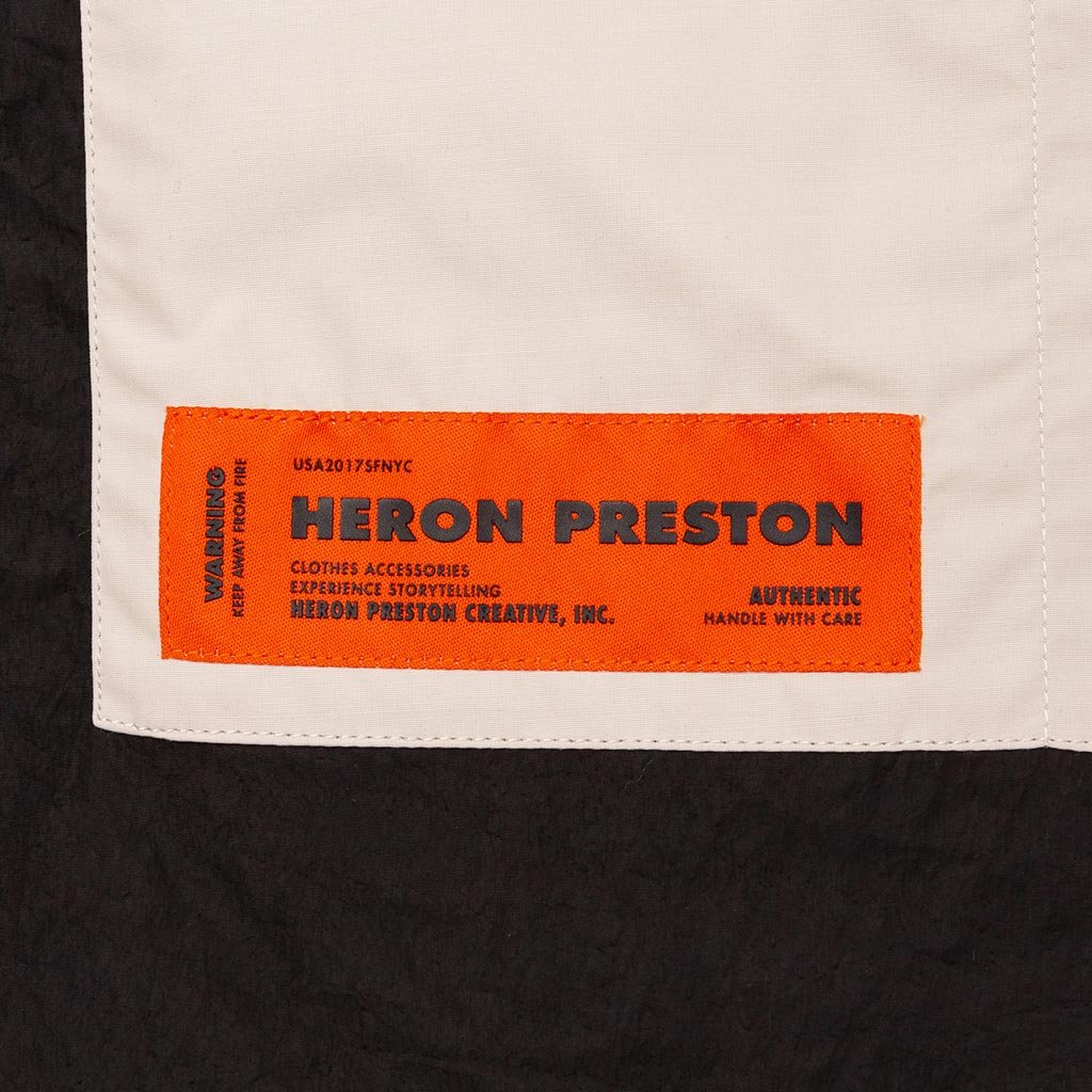 Nylon S/S Pocket Shirt - Black/Green