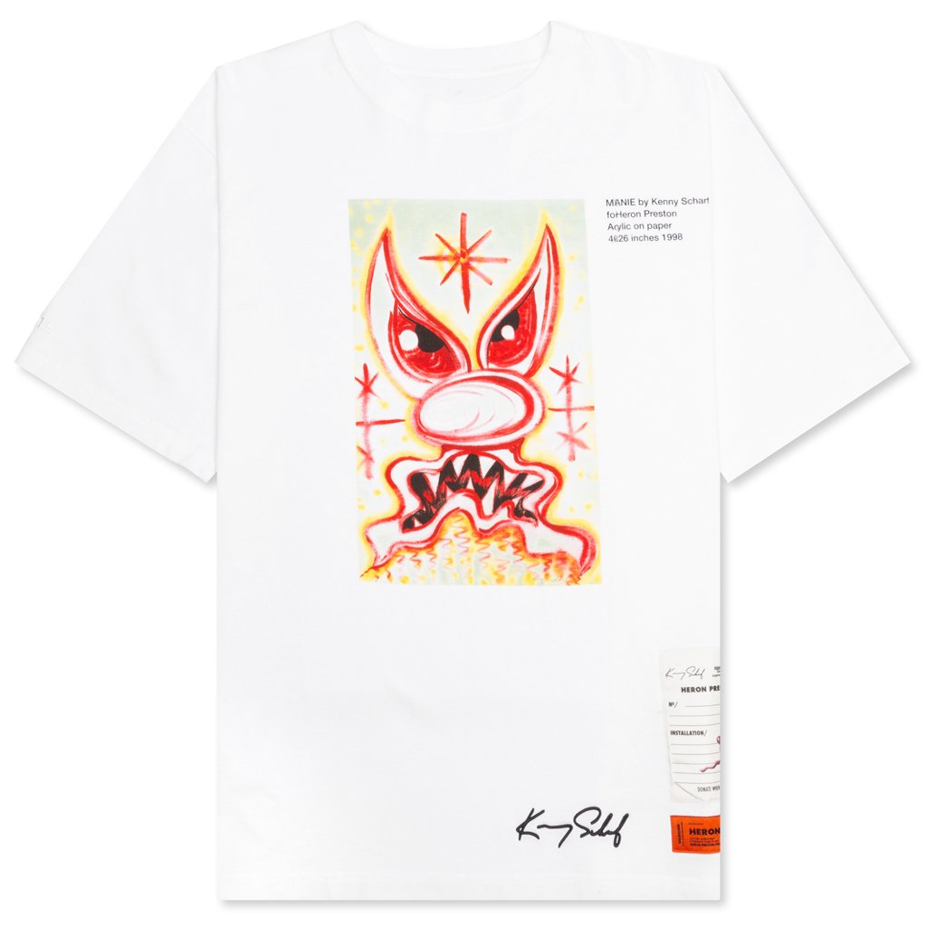 S/S T-Shirt Reg KS Meanie - White/Pink