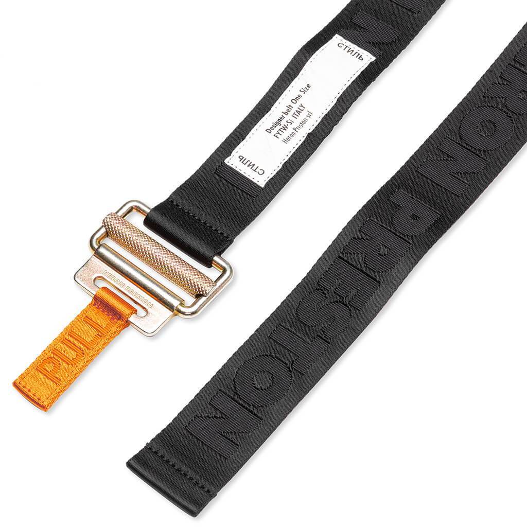 Tape Belt 4CM Classic Buckle - Black/Gold