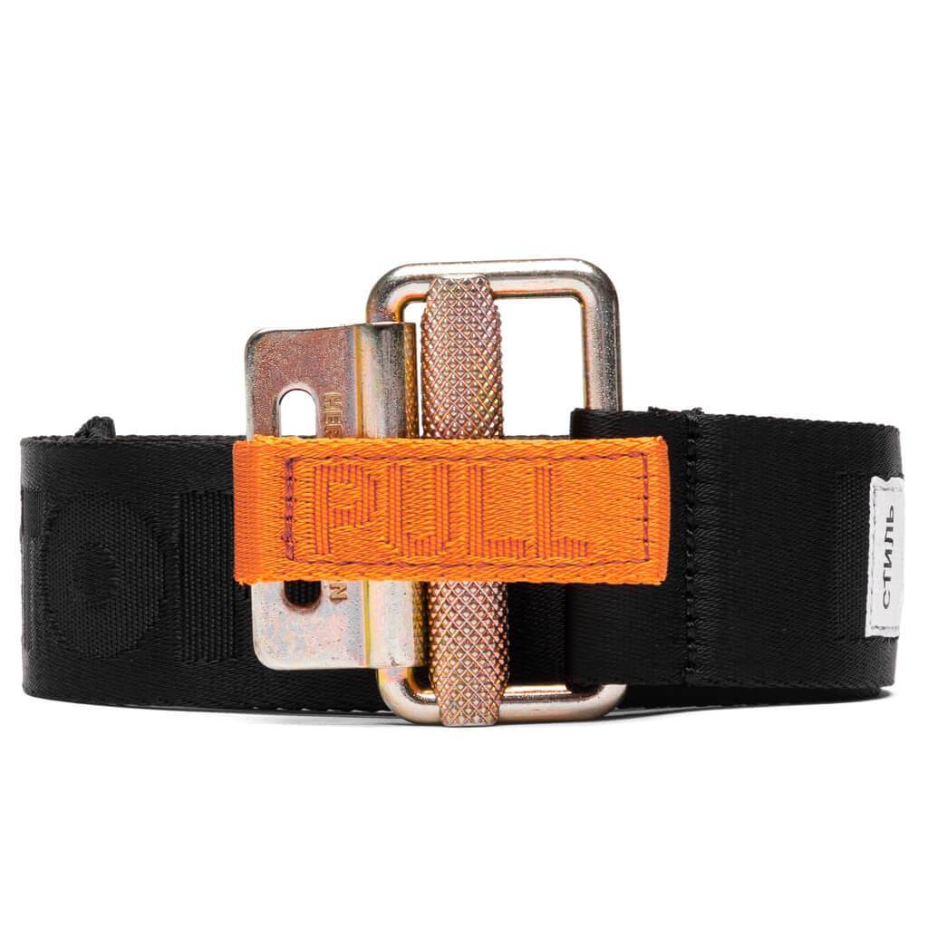 Tape Belt 4CM Classic Buckle - Black/Gold