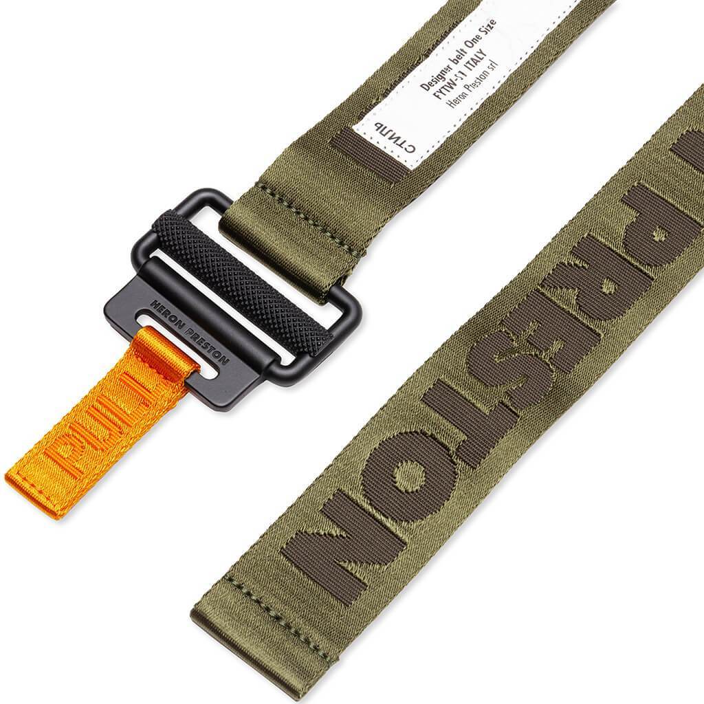 Tape Belt 4CM Classic Buckle - Dark Olive